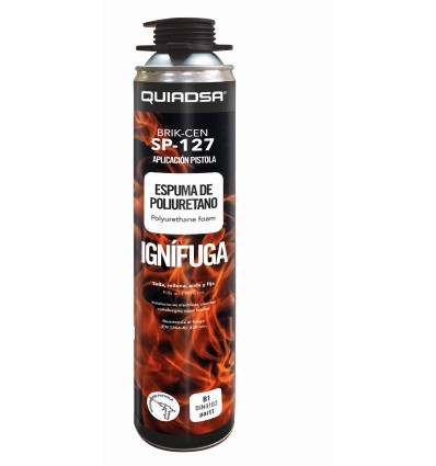 ESPUMA PU RESISTENTE AL FUEGO PISTOLA Y CANULA BRIK-CEN SP-127 700ML