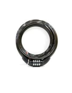CANDADO ANTIRROBO BICICL 8X1500MM CABLE ESP. COMBINACION NIV