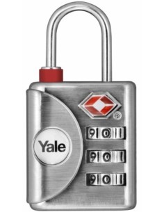 CANDADO SEG ARCO CORTO SISTEMA TSA ALU GR YALE