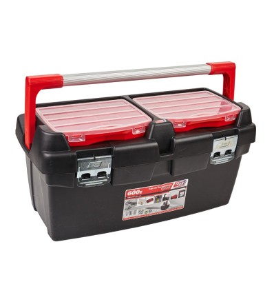 CAJA HERRAM 600X305X295MM ASA Y CIERRE ALUM PP Nº600E TAYG