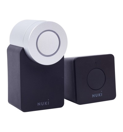 CERRADURA ELECTRONICA NUKI COMBO V2 SMART LOCK CON BRIDGE NE