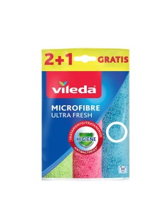 BAYETA LIMPIEZA MICROFIBRAS 2+1 TRES COLORES ULTRAFRESH