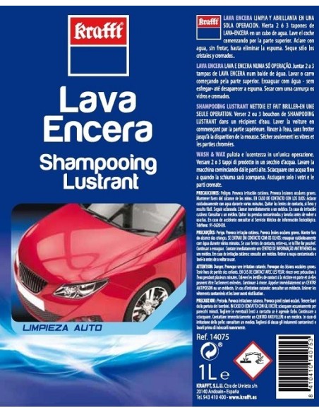 LAVA ENCERA+ESPONJA 1 LT