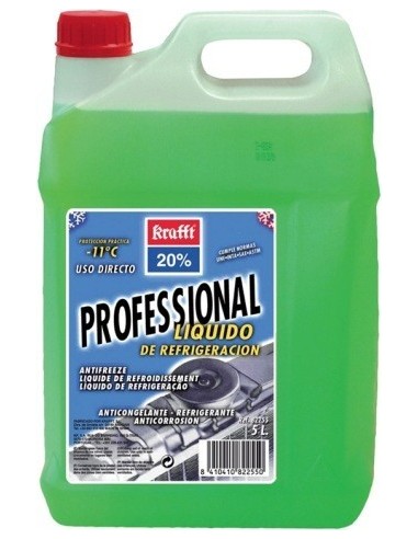 ANTICONGELANTE REFRIGERANTE 5LT 20% -11GRADOS VERDE