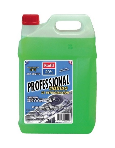 ANTICONGELANTE REFRIGERANTE 5LT 20% -11GRADOS VERDE