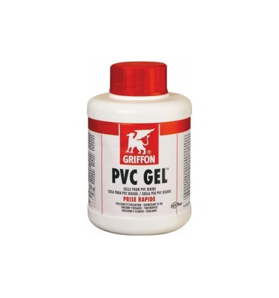 ADHESIVO PVC GEL 250 ML CON PINCEL RAP PVC GEL BOTE GRIFFON