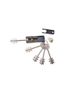 BLOQUE SEGURIDAD CERRADURA 3130 92MM 4 LLAVES+1 PLEGABLE MIA