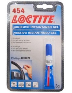 ADHESIVO INSTANTANEO GEL 3 GR LOCTITE 454 LOCTITE