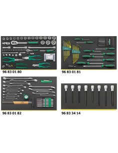JUEGO HERRAMIENTAS. SISTEMA BANDEJAS TOOL CONTROL 2502 TCS