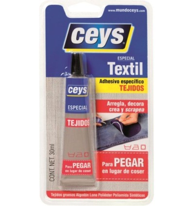 ADHESIVO TEJIDOS 30 ML TEXTILCEYS CEYS