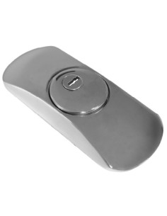ESCUDO CILINDRO SQDO 163X70MM ALTA SEG. BICAPA INOX LINCE 10