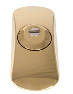 ESCUDO CILINDRO SQDO 163X70MM ALTA SEG. PVD ORO LINCE 10100P