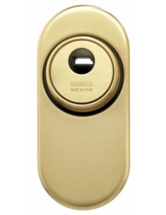 ESCUDO CILINDRO 1850SS ALTA SEG. CERRADO CONICO ORO MCM 1850