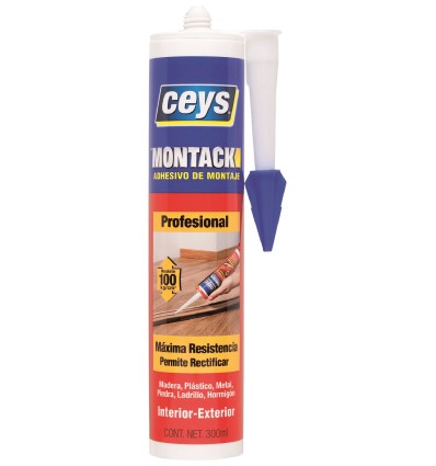 CEYS MONTACK TRANSPARENTE CARTUCHO 300ML