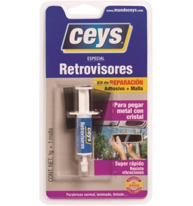 ADHESIVO RETROVISORES METAL CRISTAL 1 GR CEYS