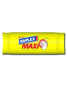 SACO BAS. 70X75CM CIERRA FACIL PERFUMADO PL BL SAPLEX 10 PZ