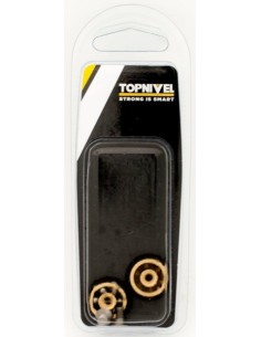 RUEDA MAMPARA RODAMIENTO METALICO 20MM NV107609 CON TORNILLO