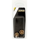 RUEDA MAMPARA RODAMIENTO METALICO 20MM NV107609 CON TORNILLO