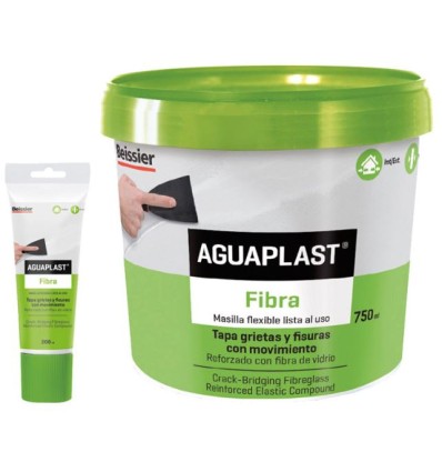 MASILLA AQUAPLAST FIBRA VIDRIO GRIS TARRO 750ML 2461