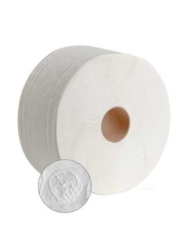 UD PAPEL HIGIENICO DOBLE CAPA INDUSTRIAL 100% CELULOSA (PAQ 18UD)