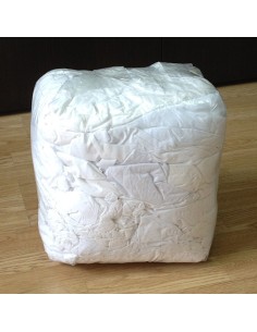 PAQUETE TRAPO TOALLA BLANCA (5KG) CORTADO A 40X40