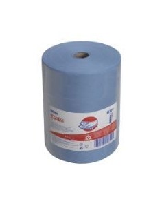 BOBINA WYPALL X80 475 PAÑOS LDPE DE 34X31.5 CM AZUL ACERO (5.42 KG)