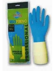 GUANTE QUIMICO XL10 INDUST FLOC. NITR. VER LUNA