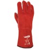 GUANTE 408 SOLDADOR SERRAJE ROJO TALLA 10