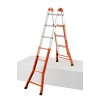 ESCALERA TELESCOPICA MULTIPOSICION MIXTA PEPPINA 100 KG (4+4 PELDAÑOS)