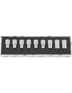 JUEGO DE LLAVES DE VASO 1/2" TORX 54TX/9
