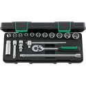 JUEGO COMPLETO DE LLAVE DE VASO 3/8" 45A/12/5 KN