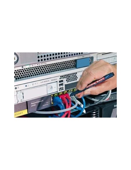 JUEGO DE ROTULADORES PARA CABLE 8407 NEGRO. ROJO. AZUL. VERDE EDDING