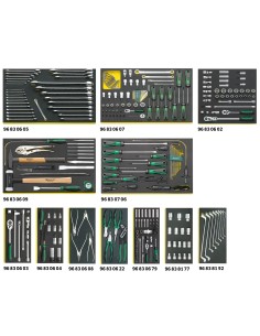 JUEGO HERRAMIENTAS. SISTEMA BANDEJAS TOOL CONTROL 2500 TCS