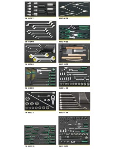 JUEGO HERRAMIENTAS. SISTEMA BANDEJAS TOOL CONTROL 3022 TCS