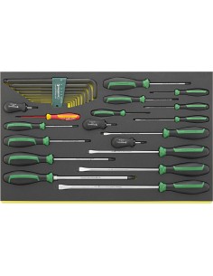 JUEGO DE DESTORNILLADORES EN BANDEJA TCS TCS 4620/4660 VDE 10767