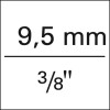 JUEGO LLAVES VASO 3/8 PULGADAS 24 PIEZAS. 45-49-19-5 KN