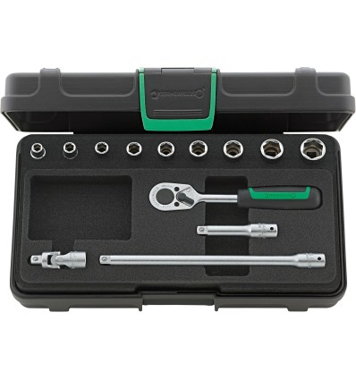 JUEGO COMPLETO DE LLAVE DE VASO 1/4" 40A/9/4 KN