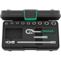 JUEGO COMPLETO DE LLAVE DE VASO 1/4" 40A/9/4 KN