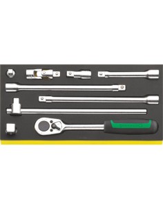 BANDEJA TCS CON JUEGO DE HERRAMIENTAS DE MANO 1/2" TCS 1/2"-512/9