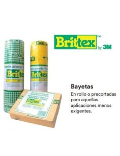 ROLLO ESTROPAJO FIBRA VERDE BRITTEX 6M X 135MM