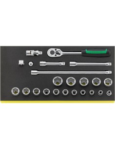 JUEGO HERRAMIENTAS. SISTEMA BANDEJAS TOOL CONTROL TCS 456/16/7