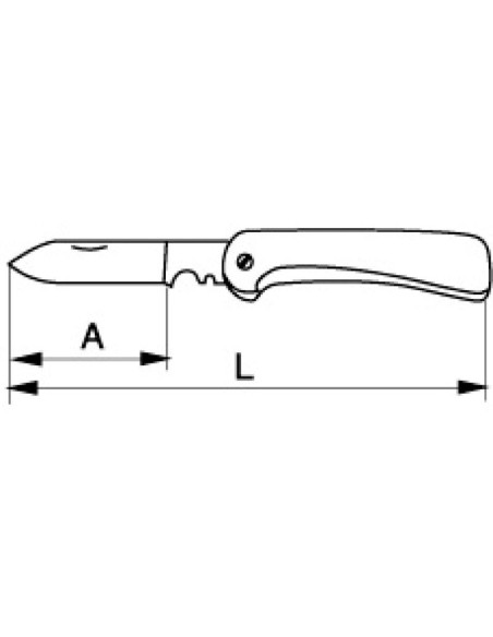 NAVAJA ELECTRICISTA MANGO PLASTICO 85X200MM 8"
