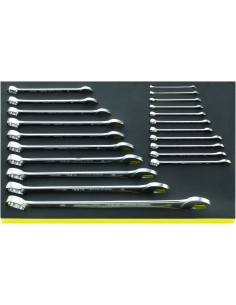 BANDEJA TCS JGO LLAVE COMBI.BOCA FIJA/ESTR.OP.-BOX TCS 13/21.6-34MM