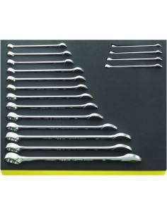 BANDEJA TCS JGO LLAVE COMBI.BOCA FIJA/ESTR.OP.-BOX TCS 13/17.6-24MM