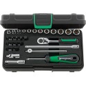 JUEGO COMPLETO DE LLAVE DE VASO 1/4" 40/24/6 KN