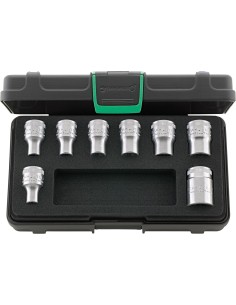 JUEGO DE LLAVES DE VASO 1/2" TORX 50TX/8 KN