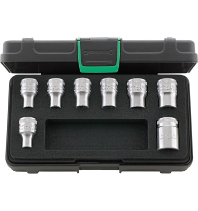 JUEGO DE LLAVES DE VASO 1/2" TORX 50TX/8 KN