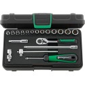 JUEGO COMPLETO DE LLAVE DE VASO 1/4" 40/13/6 KN
