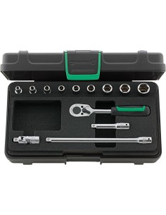 JUEGO COMPLETO DE LLAVE DE VASO 1/4" 40/9/4 KN