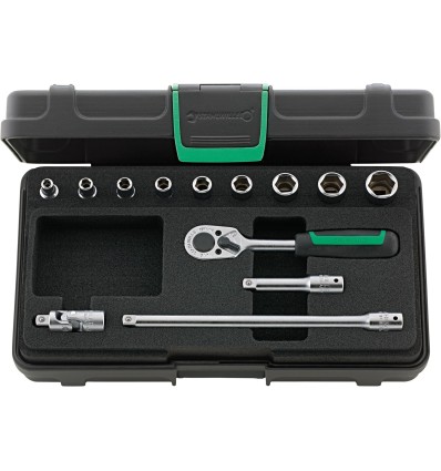 JUEGO COMPLETO DE LLAVE DE VASO 1/4" 40/9/4 KN